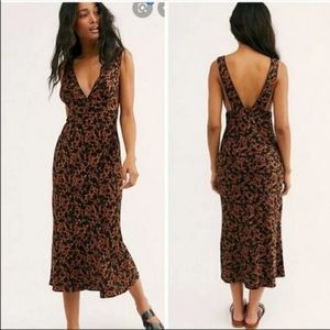 FREE PEOPLE OHH LA LA MIDI DRESS